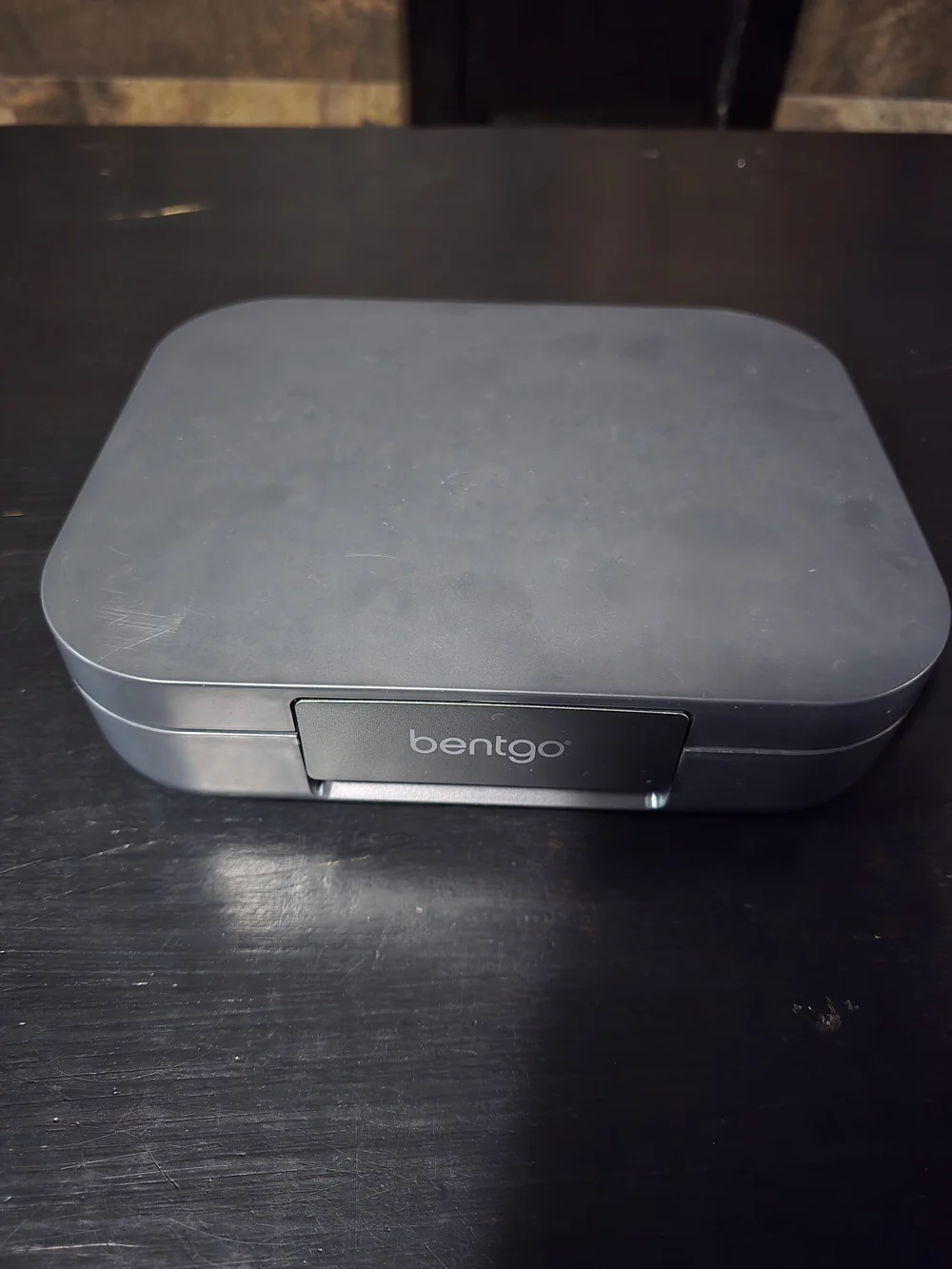 Gray Multi-Compartment Food Storage Lunch Box